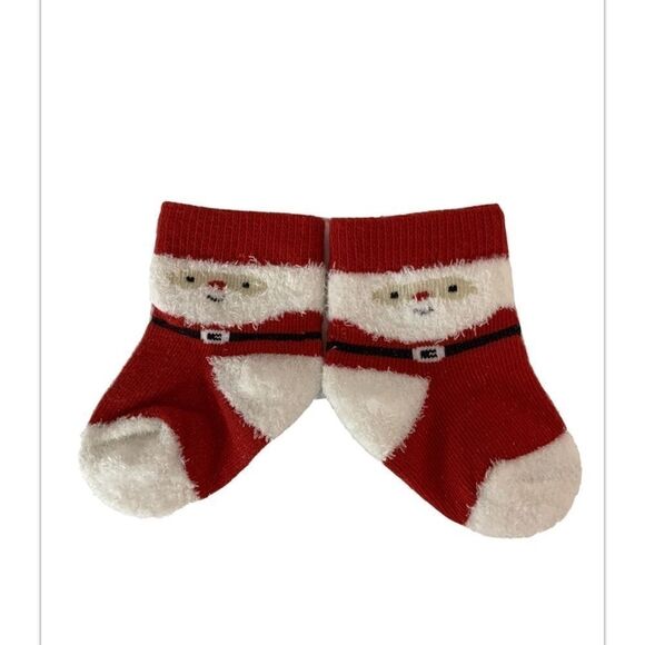 Santa Clause NEW baby socks - Picture 1 of 6